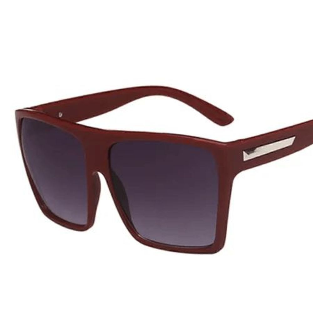 Ladies Red Square Sunglasses - Picture 4 of 4
